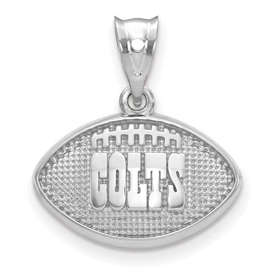 Sterling Silver Indianapolis Colts Football with Logo Pendant Sterling Silver Indianapolis Colts Football with Logo Pendant